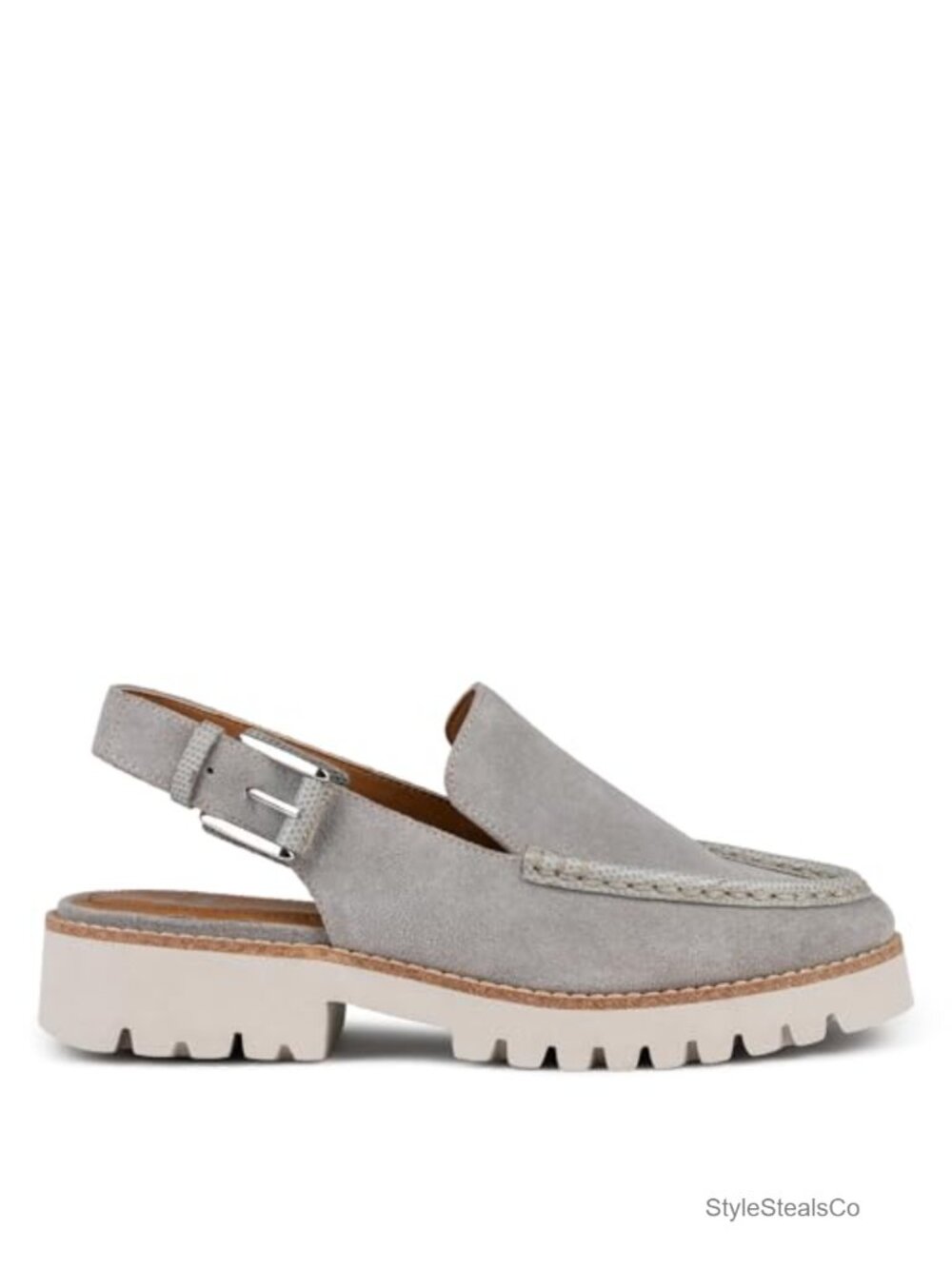 Slingback Loafers with EVA Lug Sole and Memory Foam Insole - Picture 5 of 6
